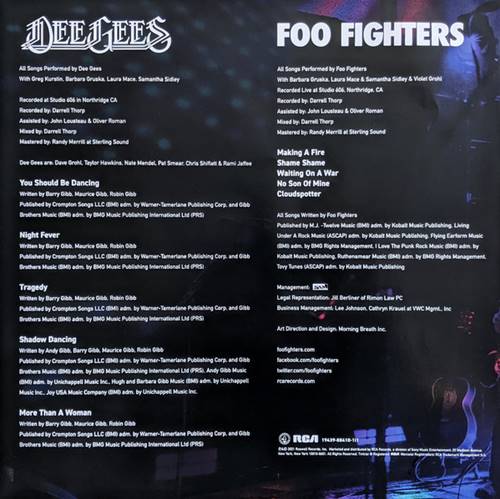 Foo Fighters-Dee Gees: Hail Satin / Foo Fighters: Live